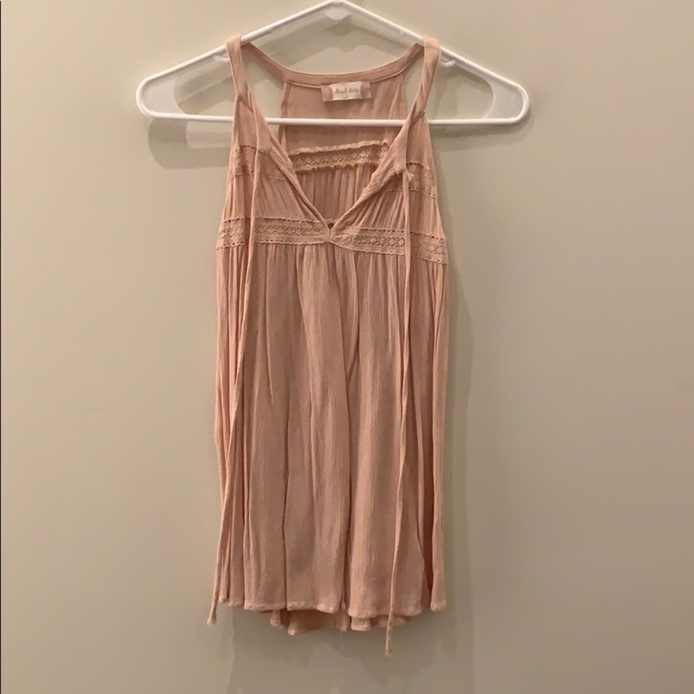 Blush tank top